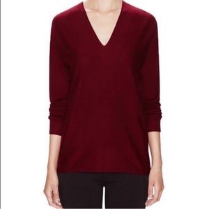Vince Burgundy Crew Neck Sweater